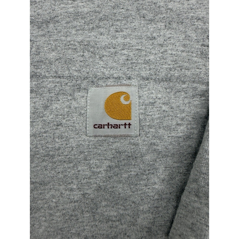 Carhartt T-Shirt Men's 3XL Gray Short Sleeve Workwear Loose Fit Neck Big & Tall - Picture 5 of 9